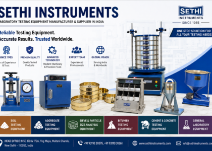 Laboratory testing equipment by Sethi Instruments